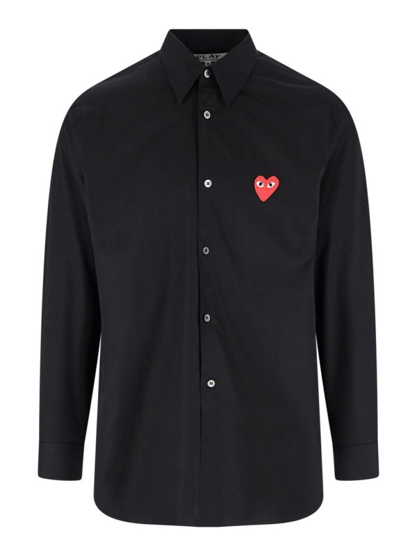 Comme des Garçons Play: camicie - Camicia Logo