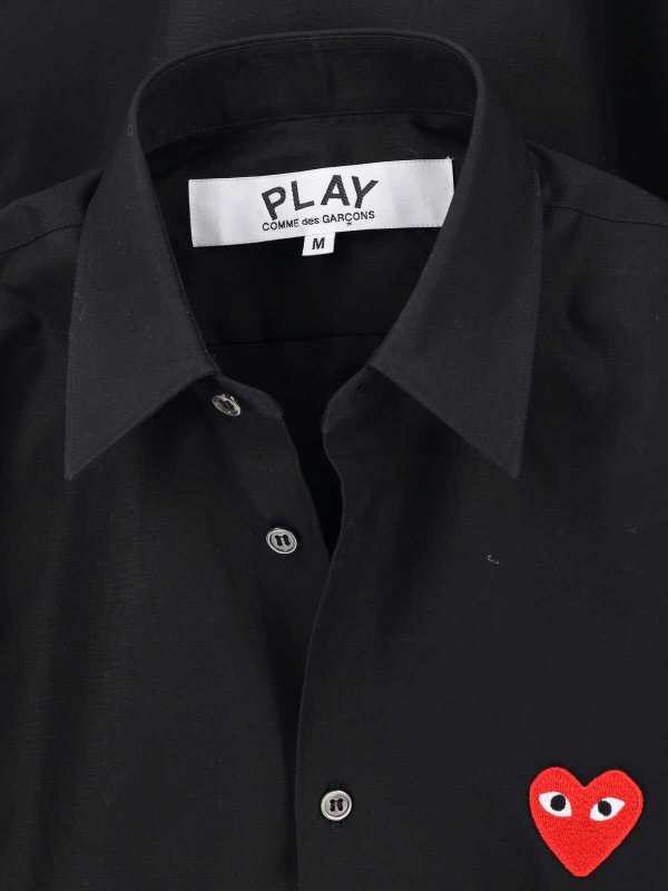 The Best Shops Comme des Garçons Play: camicie - Camicia Logo