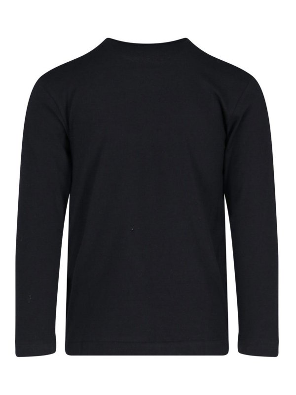 Comme des Garçons Play: crew necks online - Logo Jersey