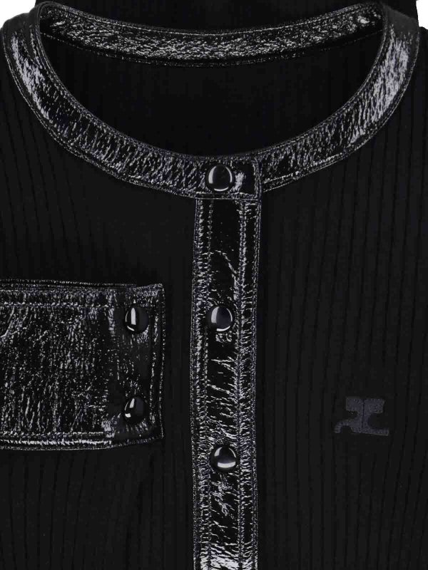 The Best Shops Courreges: Cardigans - Cardigan - Schwarz
