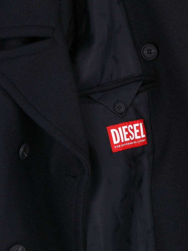 DIESEL buy online ショートコート - 黒