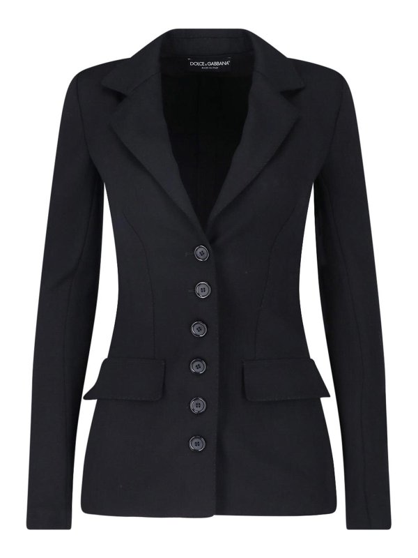 DOLCE & GABBANA: Blazer - Blazer - Schwarz