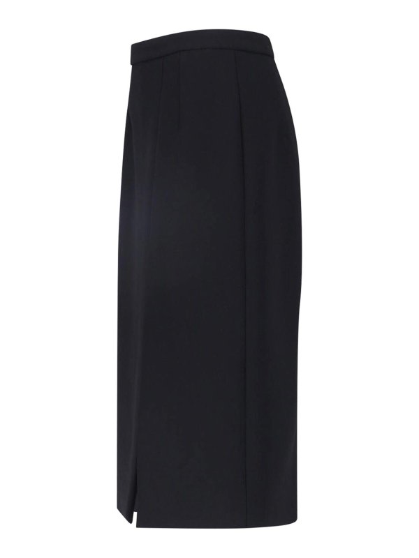 The Best Shops DOLCE & GABBANA: Knielange und Midi Röcke - Midirock - Schwarz