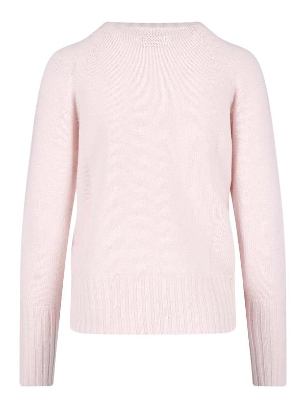 DRUMOHR: Strickpullover mit Rundhalsausschnitt online - Rundhalspullover - Rosa