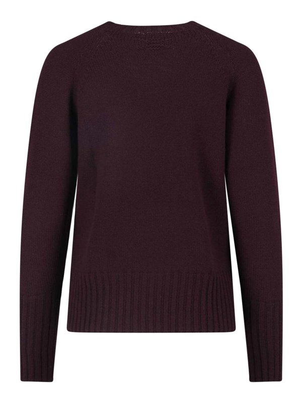 DRUMOHR: Strickpullover mit Rundhalsausschnitt online - Rundhalspullover - Rot