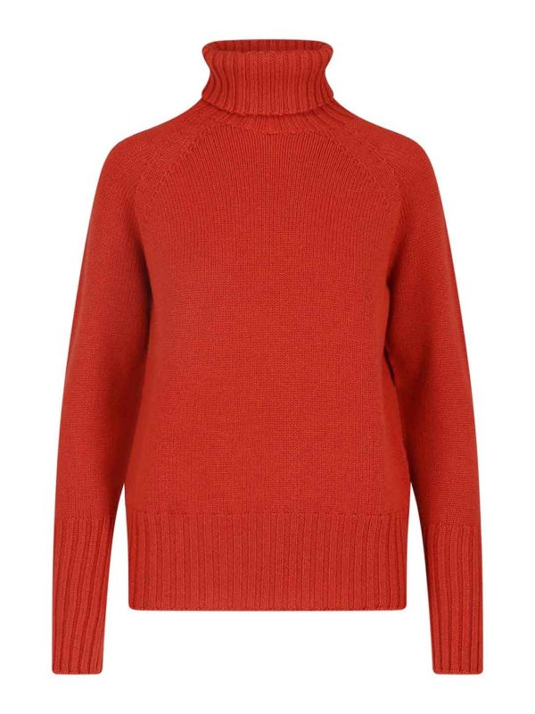 DRUMOHR: Rollkragenpullover  und Polo-Ausschnitt - Rollkragenpullover - Orange