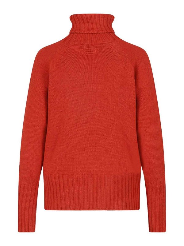 DRUMOHR: Rollkragenpullover  und Polo-Ausschnitt online - Rollkragenpullover - Orange