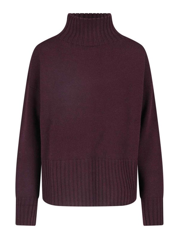 DRUMOHR: Rollkragenpullover  und Polo-Ausschnitt - Rollkragenpullover - Rot