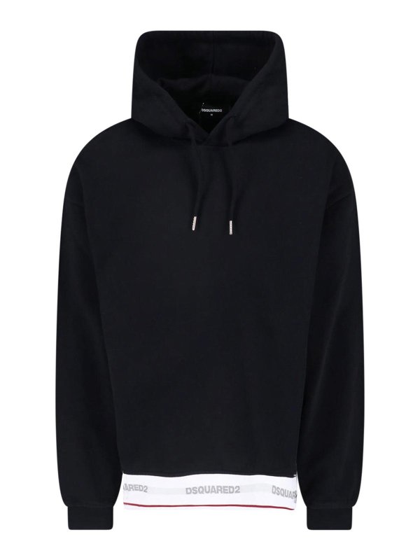 DSQUARED2: Sweatshirts und Pullover - Sweatshirt - Schwarz