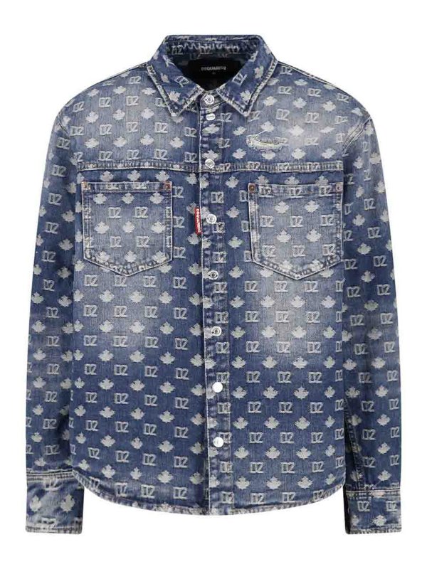 DSQUARED2: Hemden - Hemd - Blau