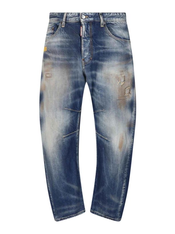 DSQUARED2: flared jeans - Wide Jeans