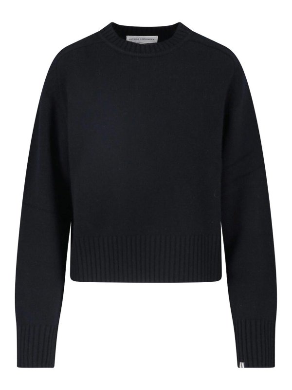 EXTREME CASHMERE: Strickpullover mit Rundhalsausschnitt - Rundhalspullover - Schwarz