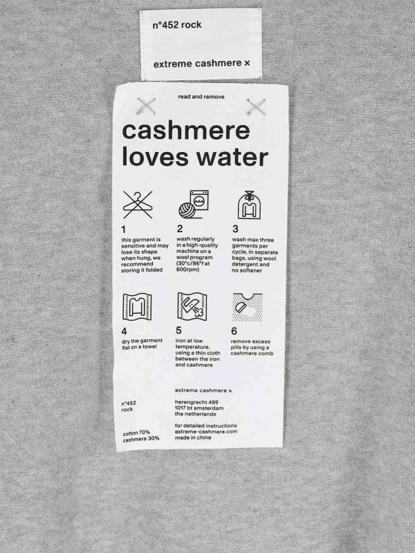 The Best Shops EXTREME CASHMERE: クルーネック - クルーネック - グレー