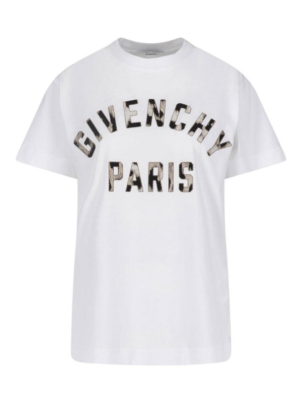 GIVENCHY: Tシャツ - Tシャツ - 白