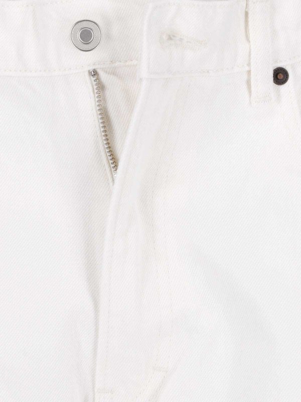 フレアジーンズ - 白 shop online: JEANERICA