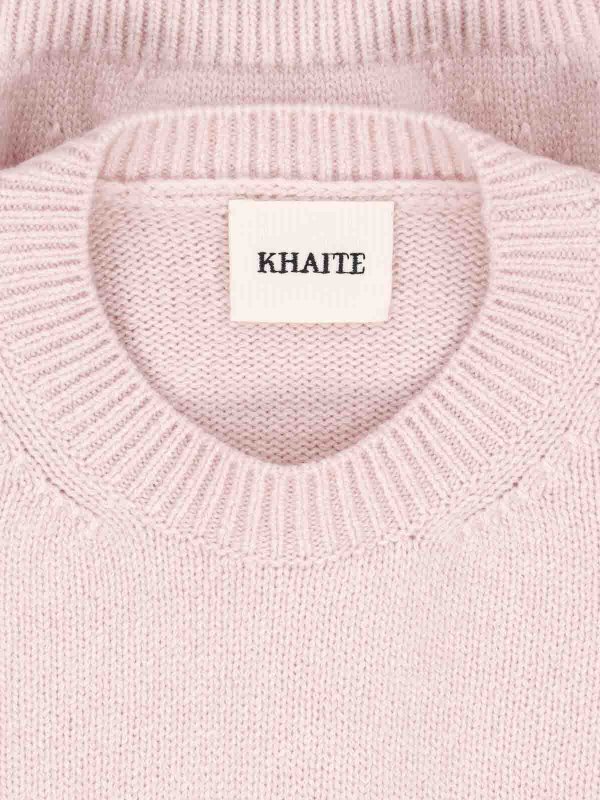 The Best Shops KHAITE: クルーネック - クルーネック - ピンク