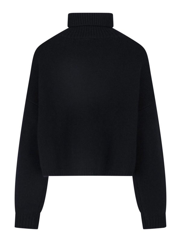 LISA YANG: Strickpullover mit Rundhalsausschnitt online - Rundhalspullover - Schwarz