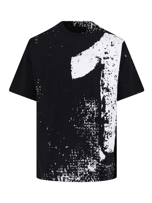 Maison Margiela: T-shirts - T-Shirt - Schwarz