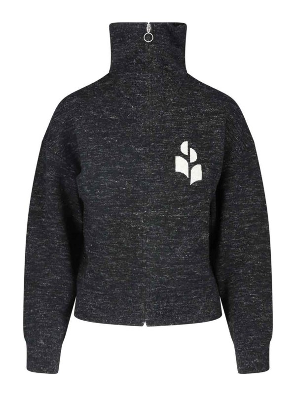 Isabel Marant Etoile: Cardigans - Cardigan - Schwarz
