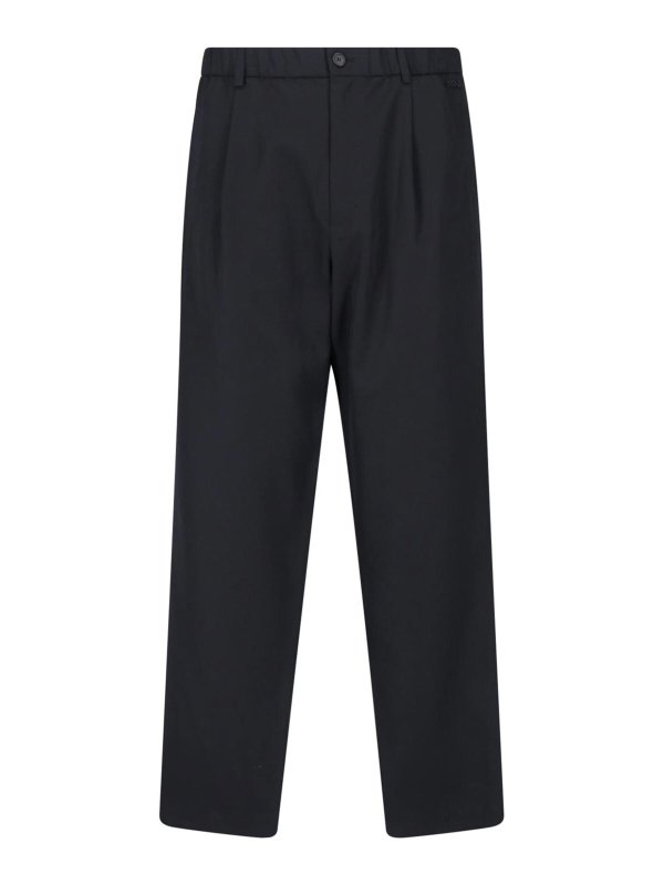 MASSIMO OSTI STUDIO: Casual Hosen - Casual Hose - Schwarz