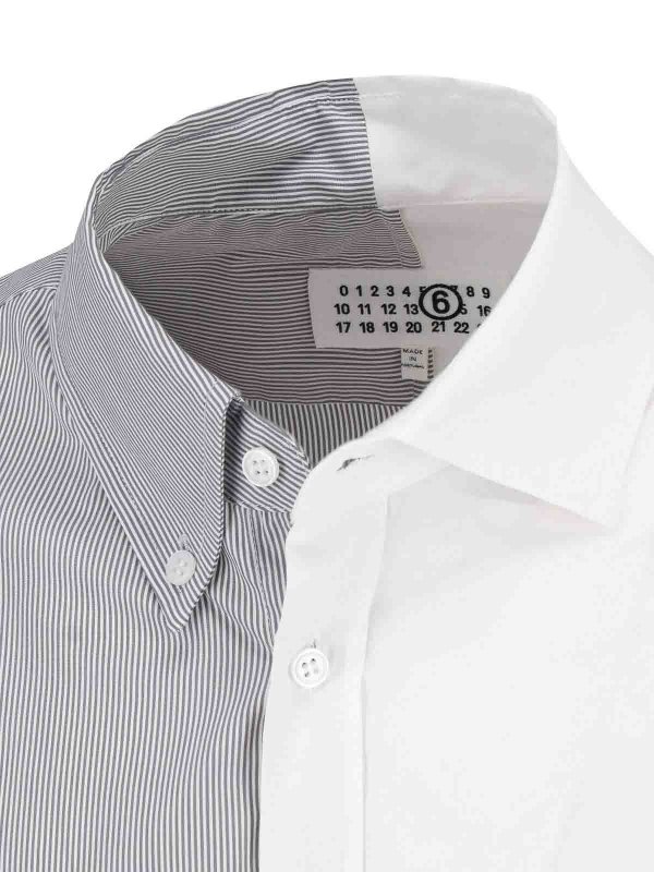 シャツ - 白 shop online: MM6 MAISON MARGIELA