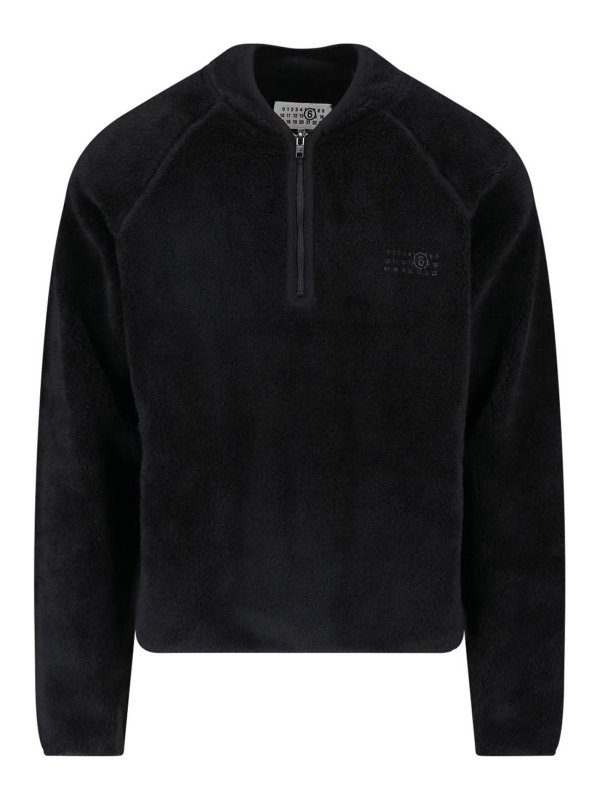 MM6 MAISON MARGIELA: Sweatshirts und Pullover - Sweatshirt - Schwarz
