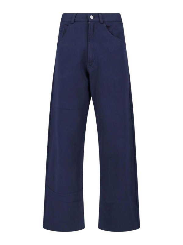 MM6 MAISON MARGIELA: Casual Hosen - Casual Hose - Blau