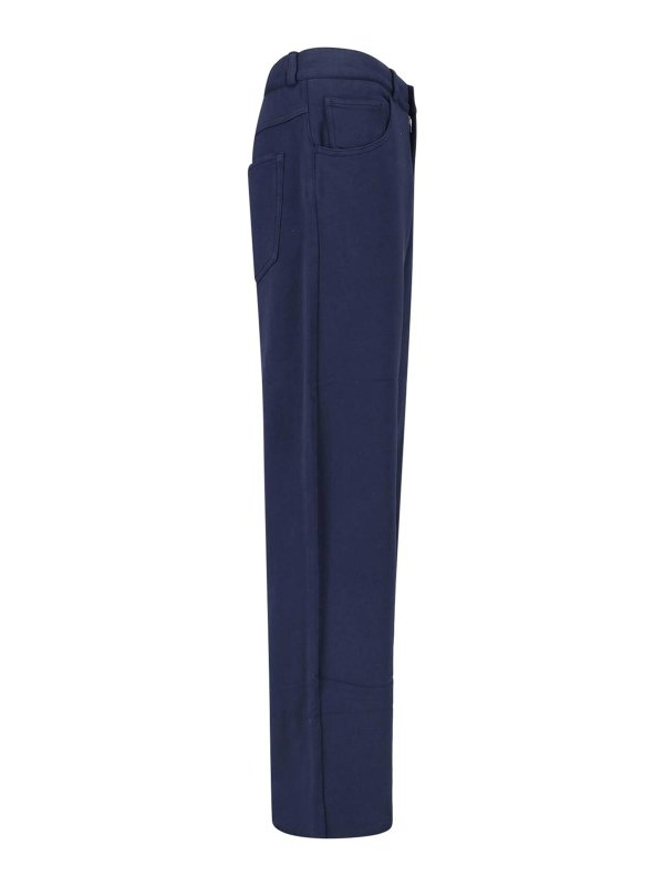 The Best Shops MM6 MAISON MARGIELA: Casual Hosen - Casual Hose - Blau