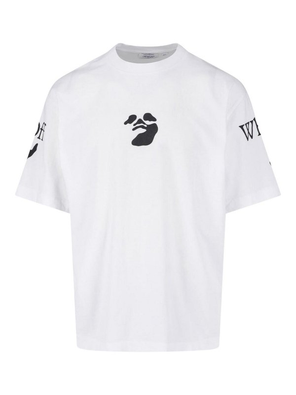 OFF-WHITE: Camisetas - Camiseta - Blanco