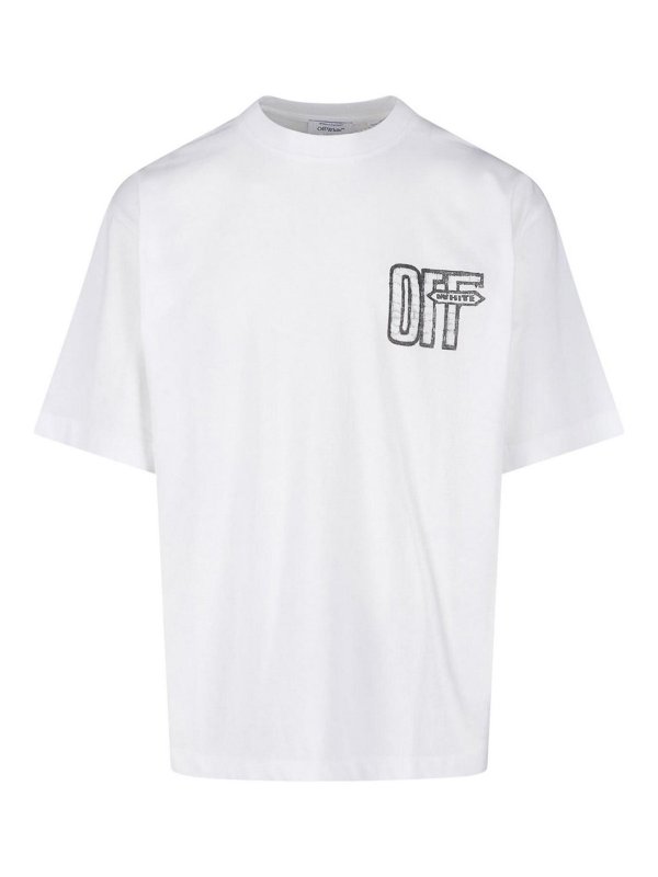 OFF-WHITE: Camisetas - Camiseta - Blanco