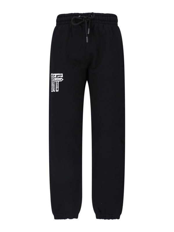 OFF-WHITE: Casual Hosen - Casual Hose - Schwarz