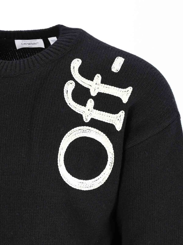 The Best Shops OFF-WHITE: クルーネック - クルーネック - 黒