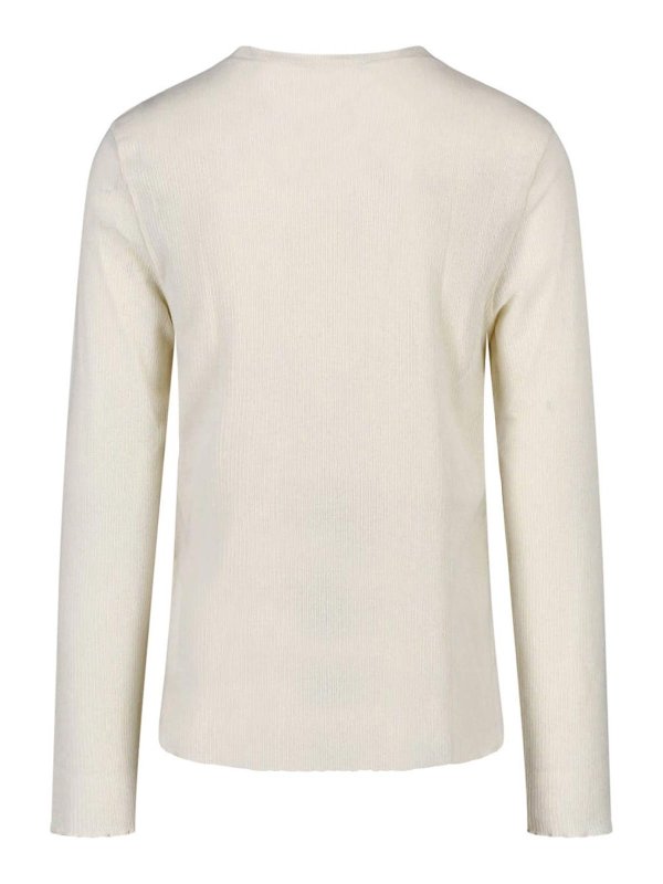 OUR LEGACY: Strickpullover mit Rundhalsausschnitt online - Rundhalspullover - Creme