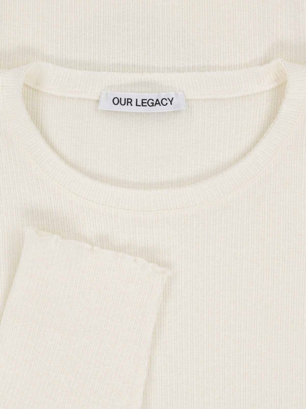 The Best Shops OUR LEGACY: Strickpullover mit Rundhalsausschnitt - Rundhalspullover - Creme