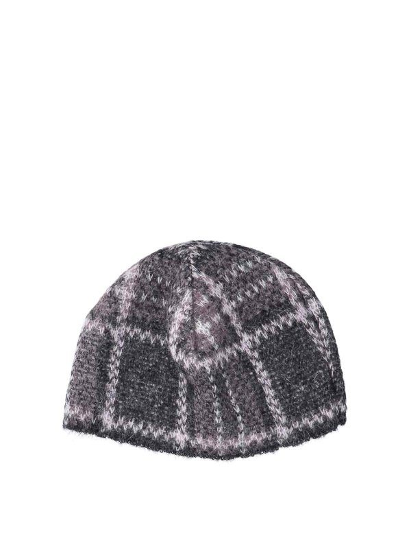 OUR LEGACY: casual jackets online - Fuzzy Check Hat