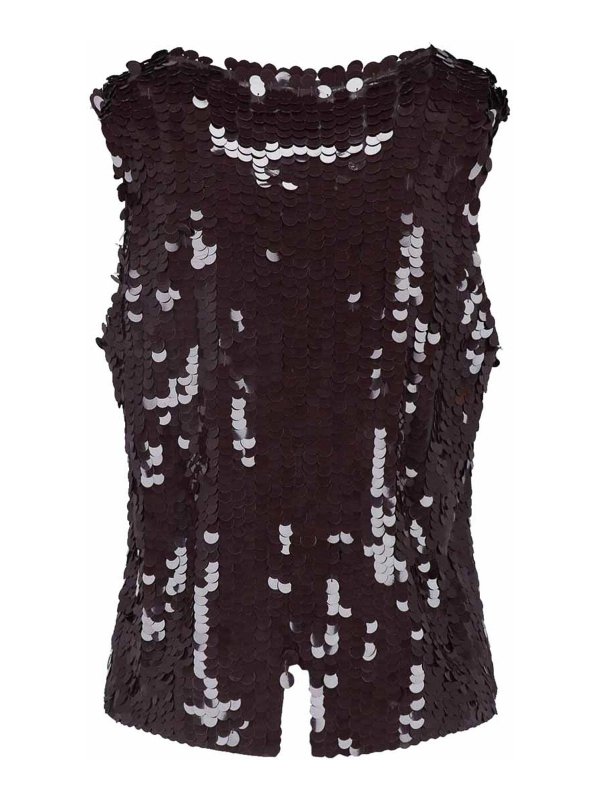 P.A.R.O.S.H.: Tops & Tank tops online - Sequin Top