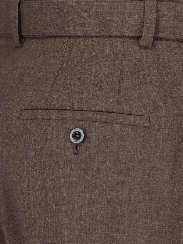 カジュアルパンツ - ブラウン shop online: Sacai