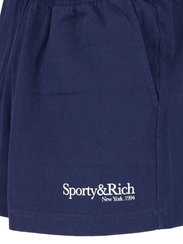 The Best Shops SPORTY & RICH: Hosen Shorts - Shorts - Blau