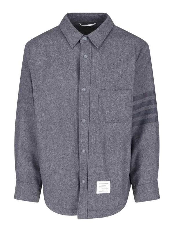 THOM BROWNE: Hemden - Hemd - Grau