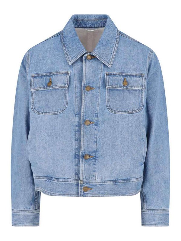 THOM BROWNE: blazers - Denim Jacket