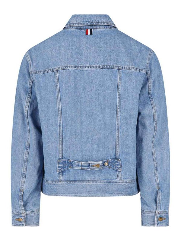 THOM BROWNE: blazers online - Denim Jacket