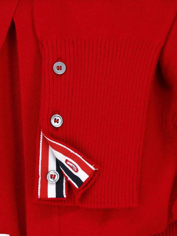 THOM BROWNE buy online カーディガン - 赤