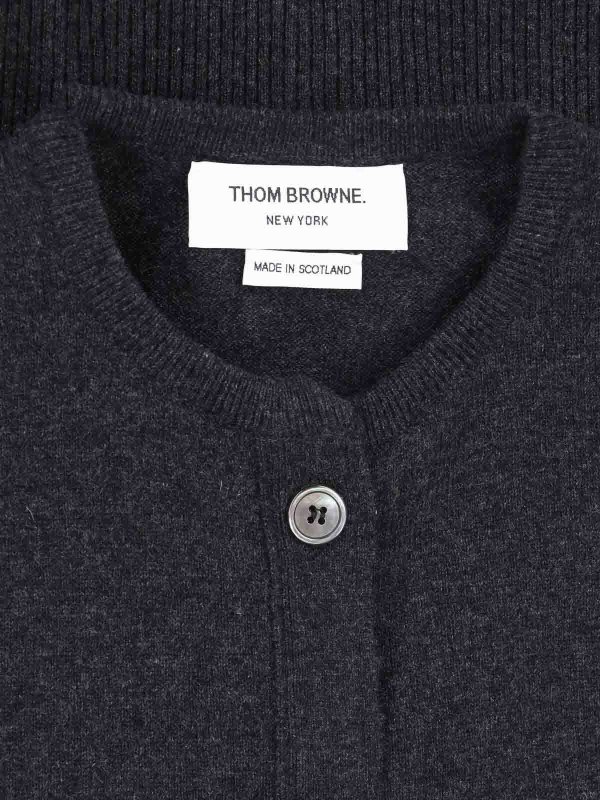 The Best Shops THOM BROWNE: カーディガン - カーディガン - グレー
