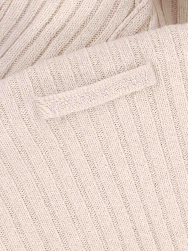 The Best Shops VICTORIA BECKHAM: Strickpullover mit Rundhalsausschnitt - Rundhalspullover - Creme