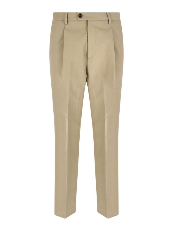 BEABLE: casual trousers - Straight Tailored Trousers