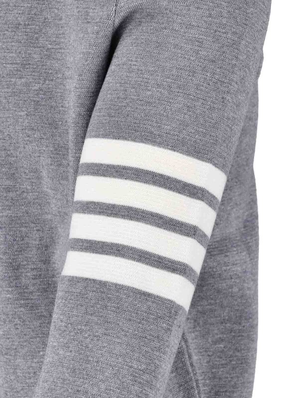 THOM BROWNE buy online Pull Col Rond - Gris