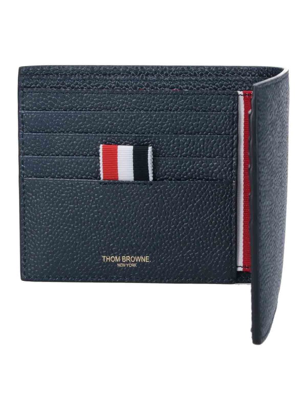 Leather Wallet shop online: THOM BROWNE