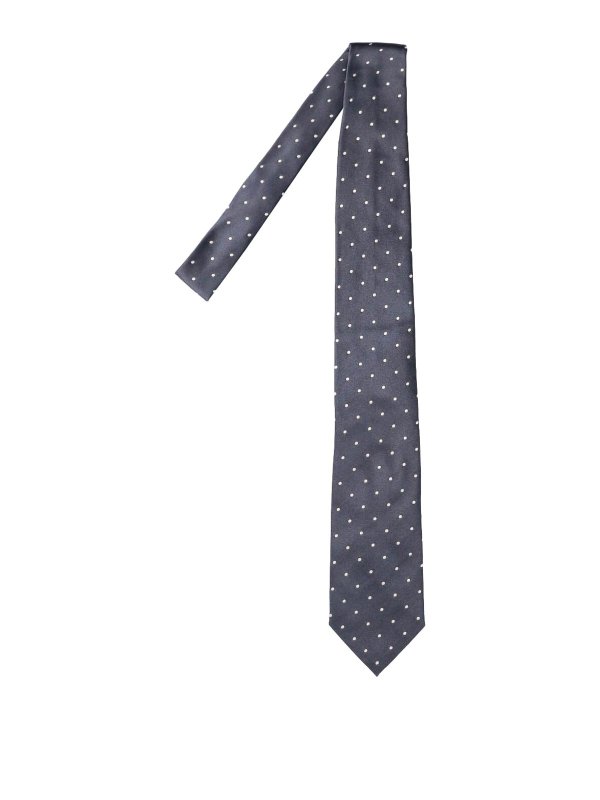 TOM FORD: Corbatas y pajaritas - Corbata - Gris