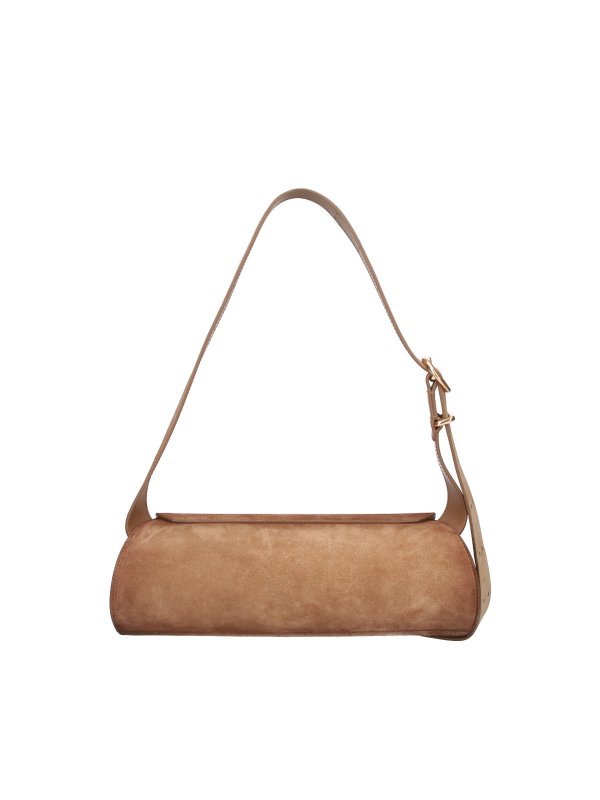 The Best Shops JIL SANDER: shoulder bags - Suede Shoulder Bag
