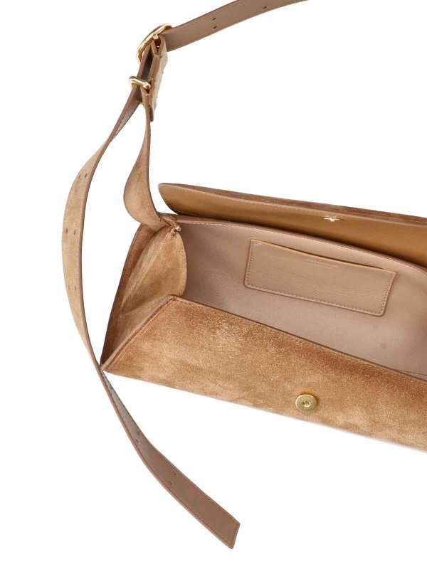 Suede Shoulder Bag shop online: JIL SANDER
